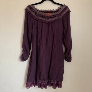 5/$25 Urban Mango Off the Shoulder Dress in Purple